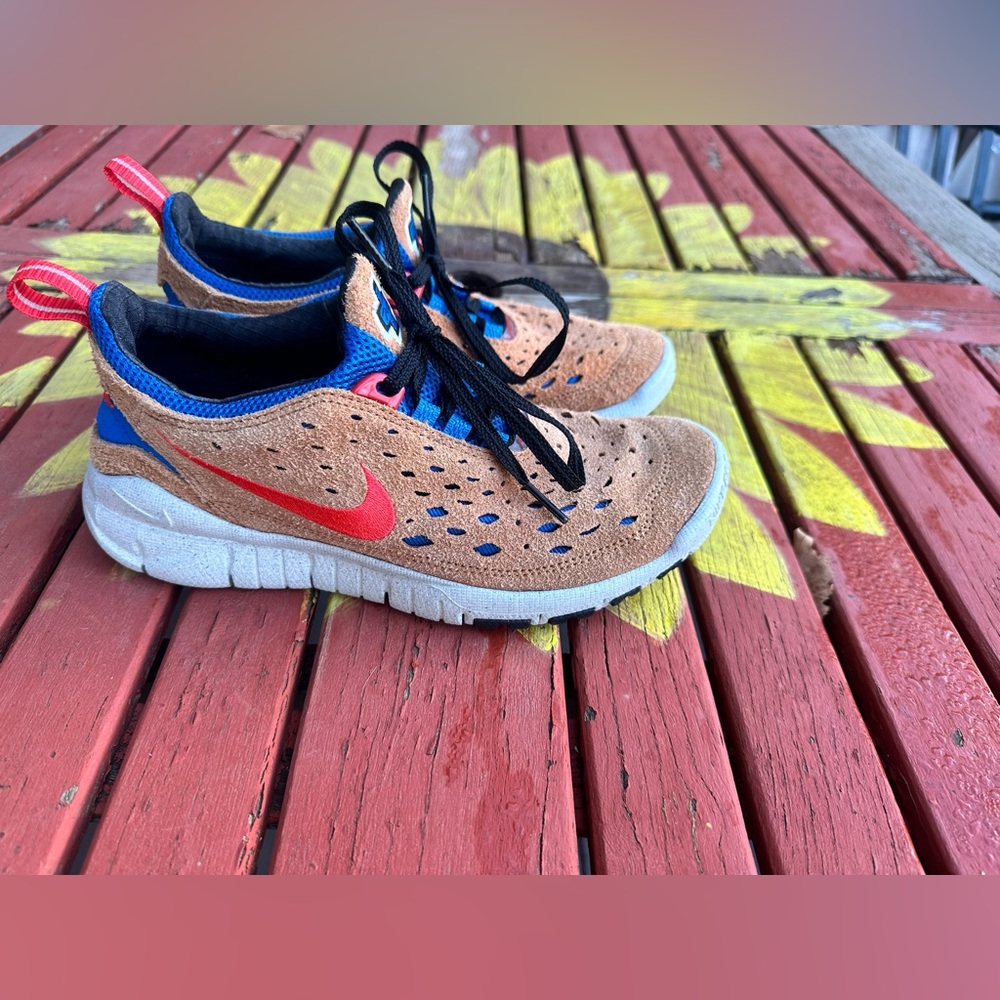 🤎♥️💙🏃♀️🏃♂️NIKE FREE RUN TRAIL DARK RUSSET RED RUNNING SHOES - Picture 2 of 16